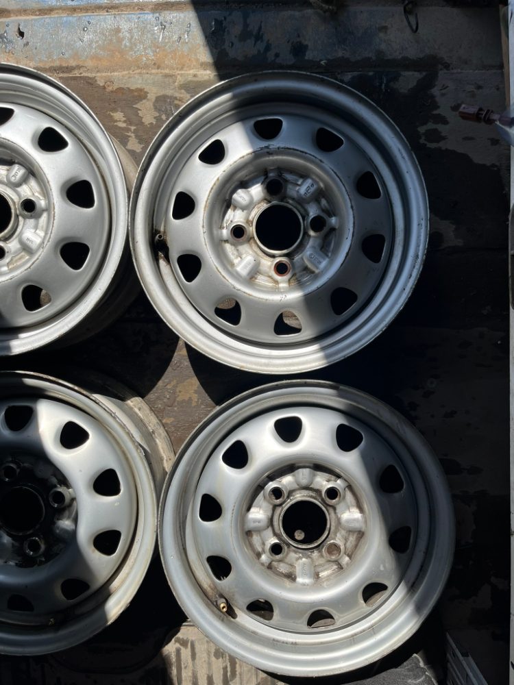 Disky ocelové ŠKODA FELICIA, sada 4 +1 kus