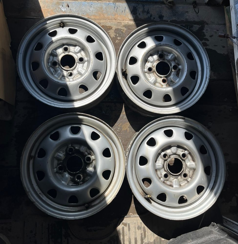 Disky ocelové ŠKODA FELICIA, sada 4 +1 kus