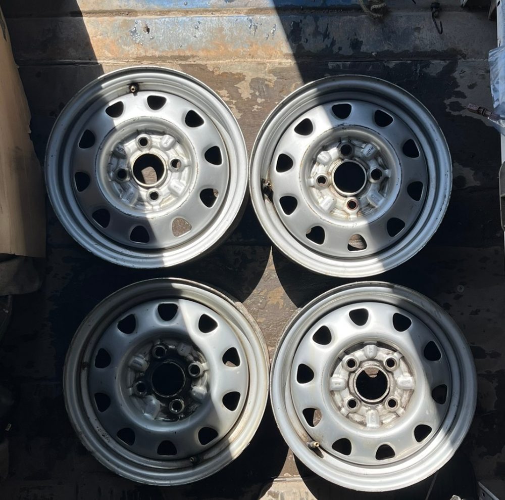 Disky ocelové ŠKODA FELICIA, sada 4 +1 kus