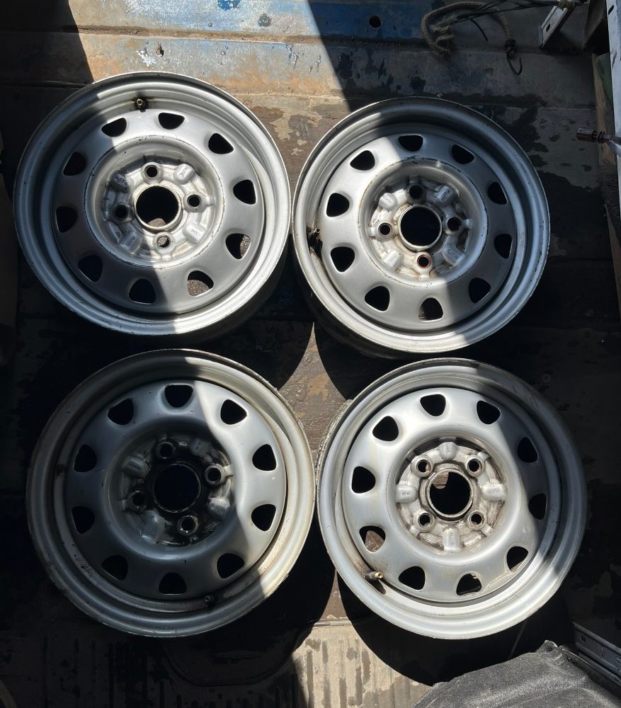 Disky ocelové ŠKODA FELICIA, sada 4 +1 kus