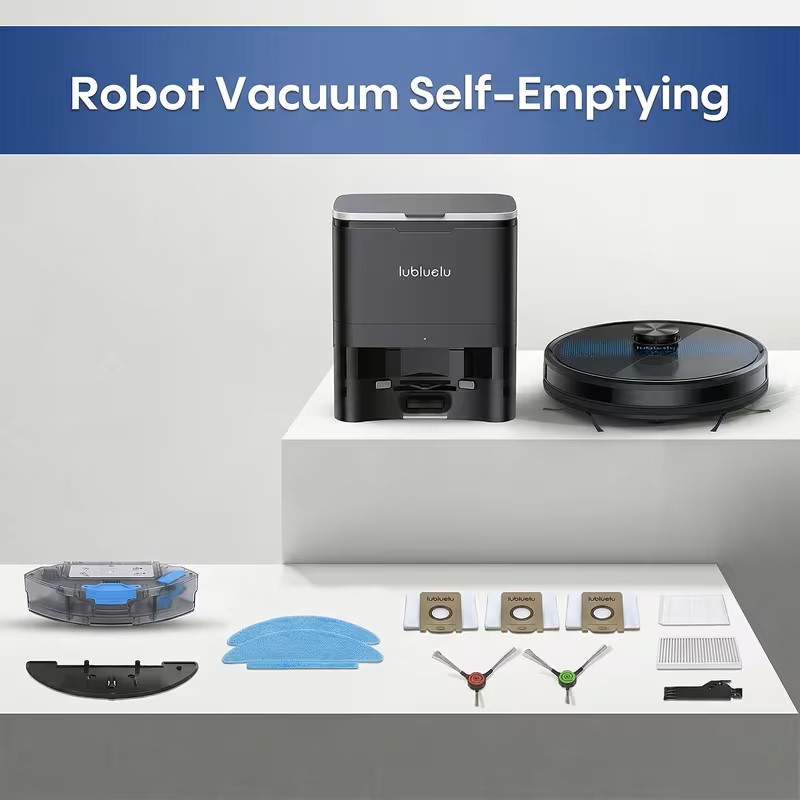 NOVÝ Lubluelu Robotický Vysavač Samovyprazdňování