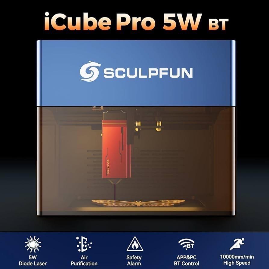 Laser SCULPFUN iCube Pro - 5W