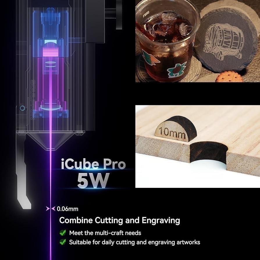 Laser SCULPFUN iCube Pro - 5W