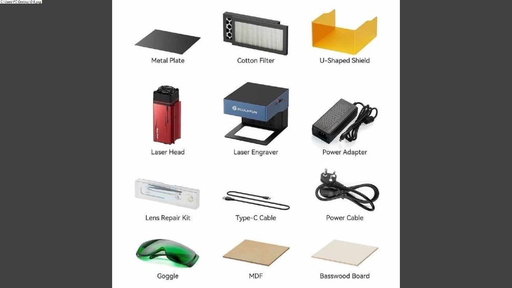 Laser SCULPFUN iCube Pro - 5W