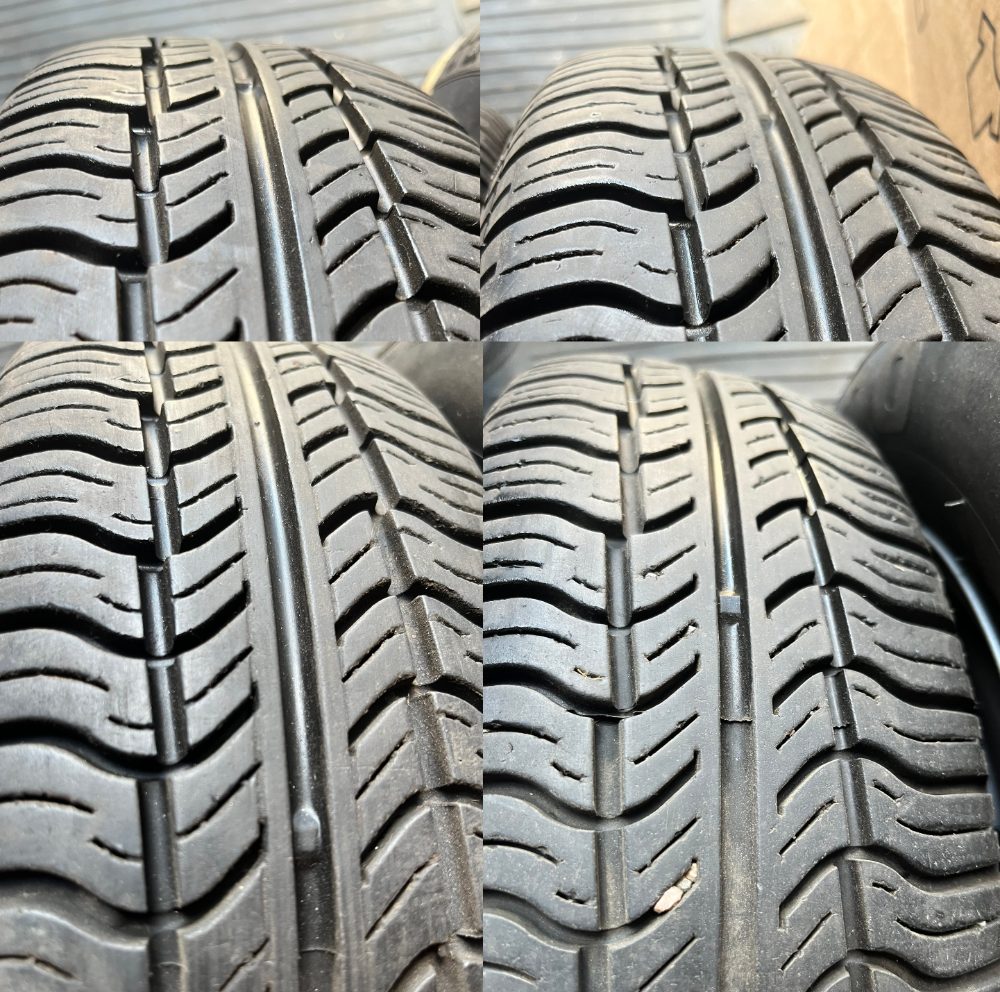 Čtyři celá kola FELICIA disk s pneu Pirelli P3000 Čtyři celá kola FELICIA disk s pneu Pirelli P3000