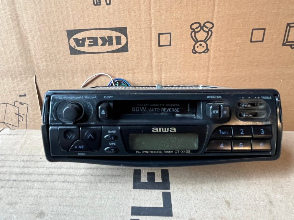 Autorádio AIWA CT-X105, RETRO plně funkční