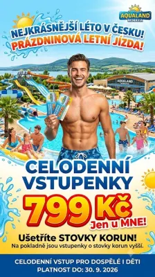 AQUALAND MORAVIA SUPER CENY - DO 30.9.2026