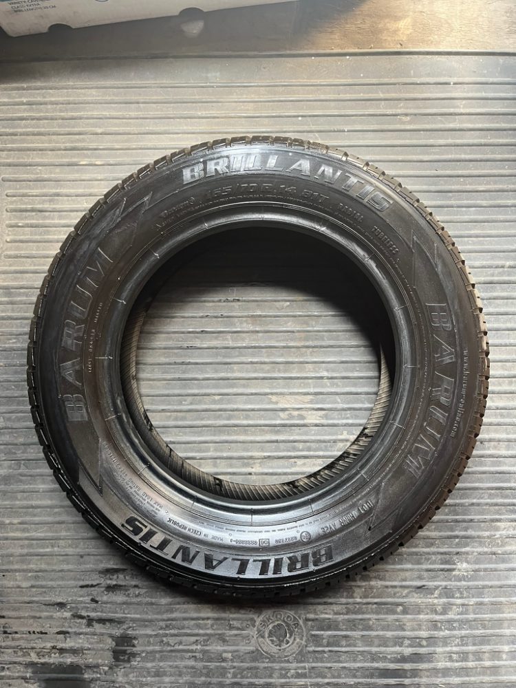 Pneu 165/70 R14, kusové, do rezervy (Fabia atd)