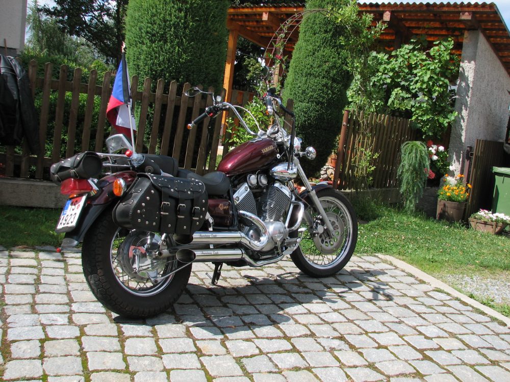 Yamaha Virago Nové Nerezové Laděné Výfuky Thundering Eagle Yamaha Virago Nové Nerezové Laděné Výfuky Thundering Eagle