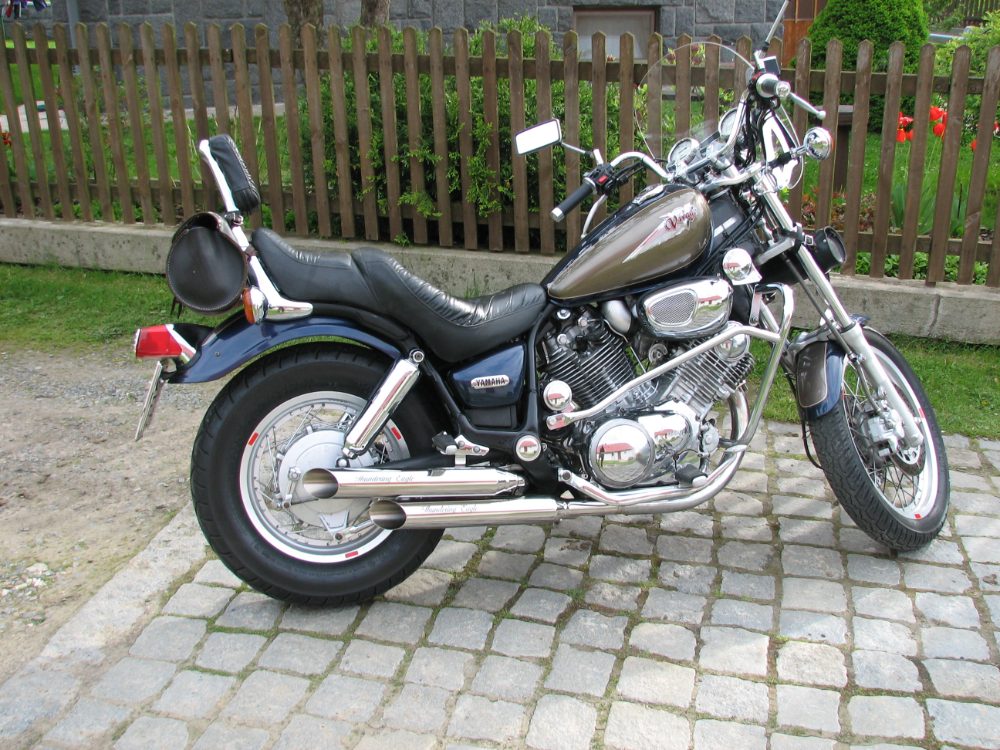 Yamaha Virago Nové Nerezové Laděné Výfuky Thundering Eagle Yamaha Virago Nové Nerezové Laděné Výfuky Thundering Eagle
