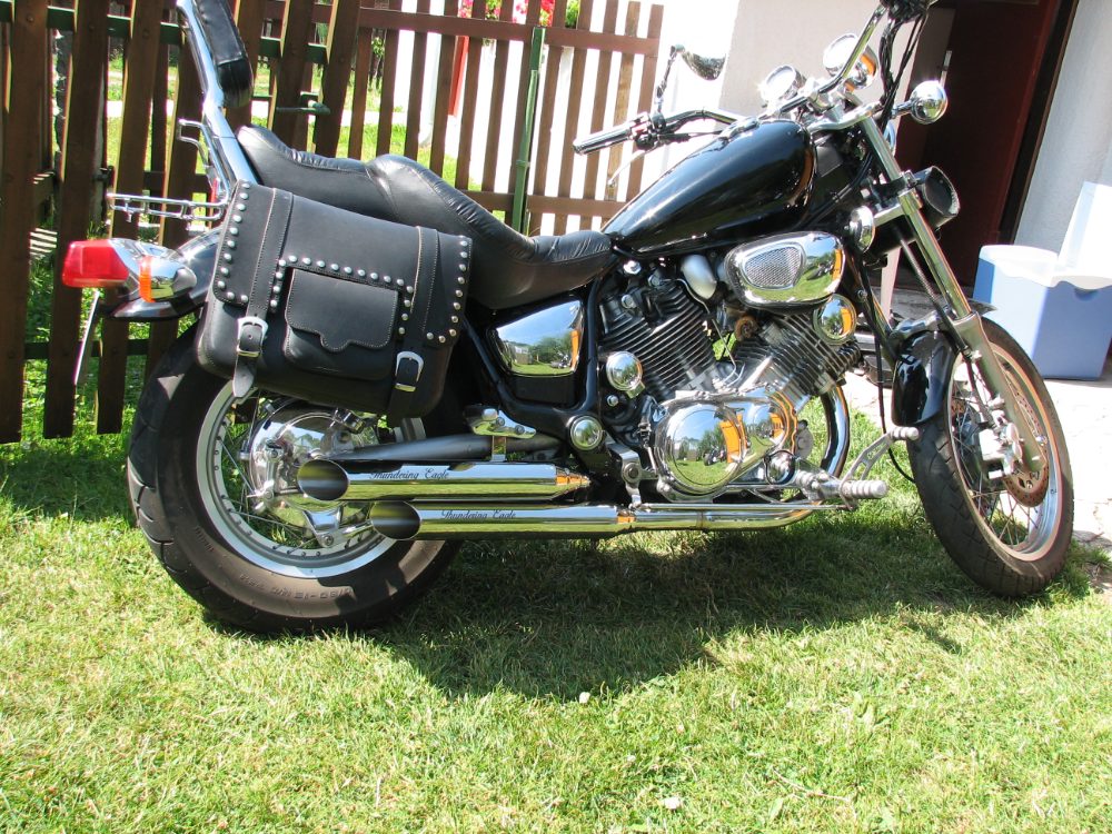 Yamaha Virago Nové Nerezové Laděné Výfuky Thundering Eagle Yamaha Virago Nové Nerezové Laděné Výfuky Thundering Eagle