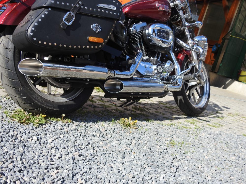 Harley Davidson Nové Nerezové Laděné Výfuky Thundering Eagle Harley Davidson Nové Nerezové Laděné Výfuky Thundering Eagle