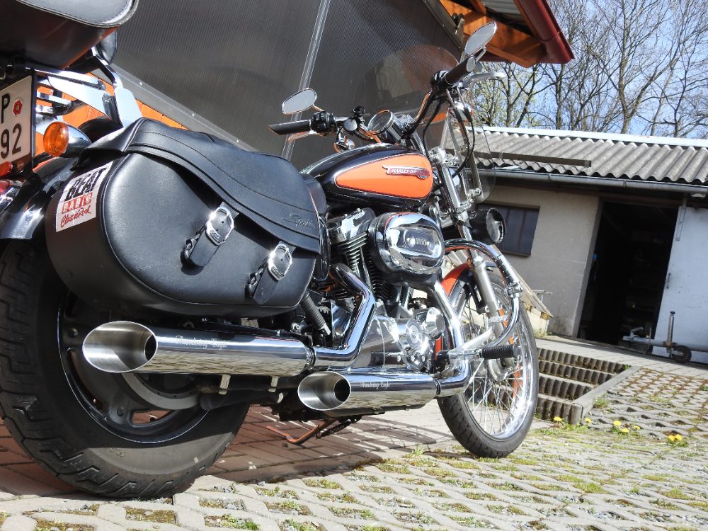 Harley Davidson Nové Nerezové Laděné Výfuky Thundering Eagle Harley Davidson Nové Nerezové Laděné Výfuky Thundering Eagle