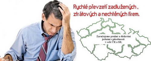 Převzetí zadlužené společnosti,krizové řízení.
