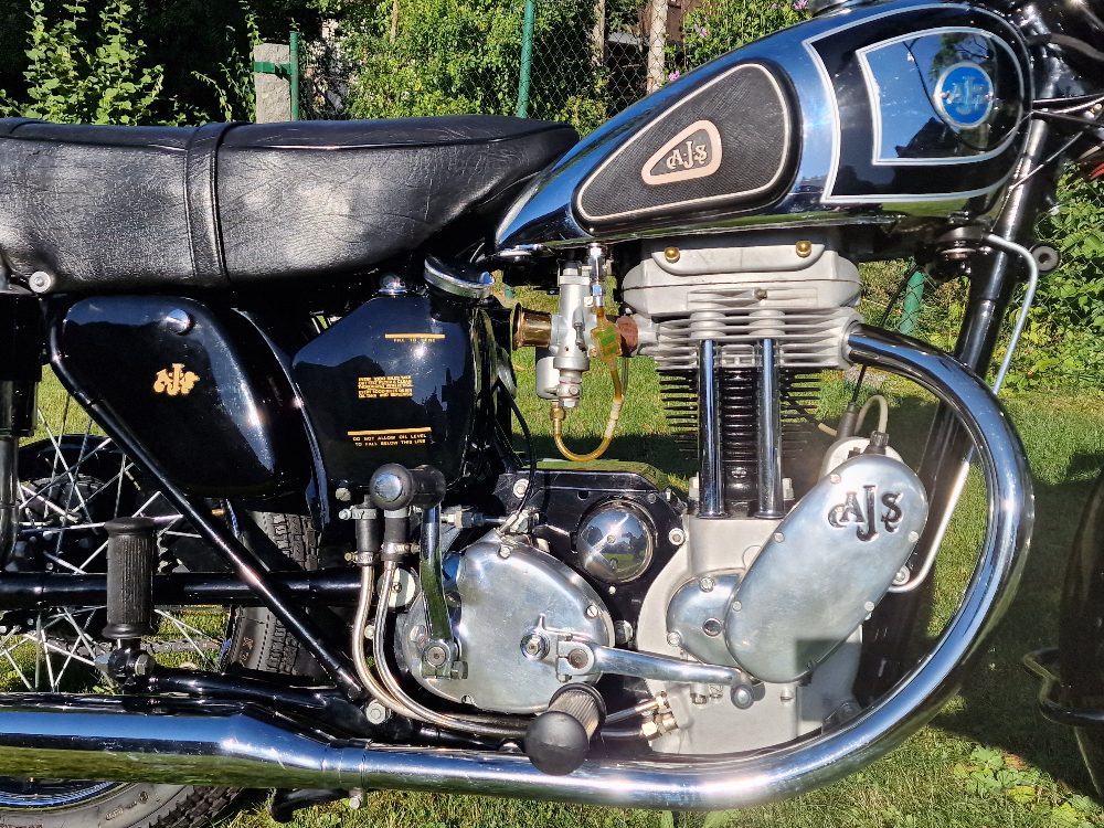 AJS 350 M16 1954 po renovaci AJS 350 M16 1954 po renovaci
