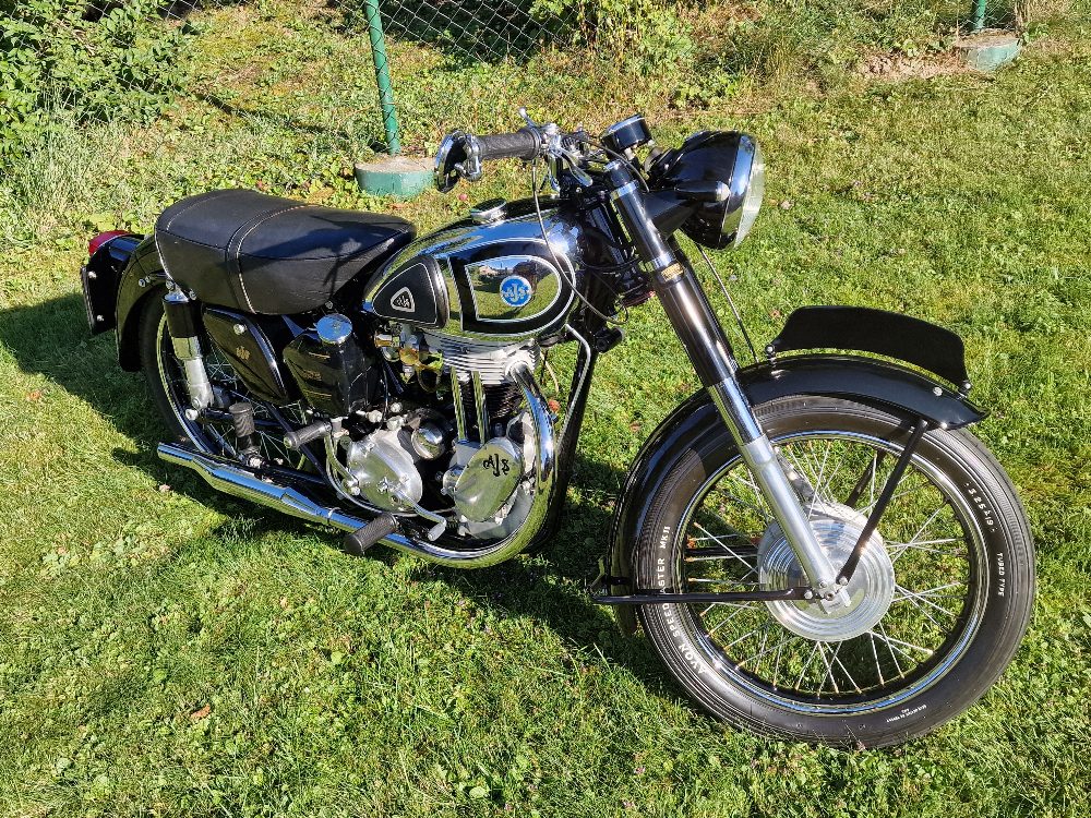 AJS 350 M16 1954 po renovaci AJS 350 M16 1954 po renovaci