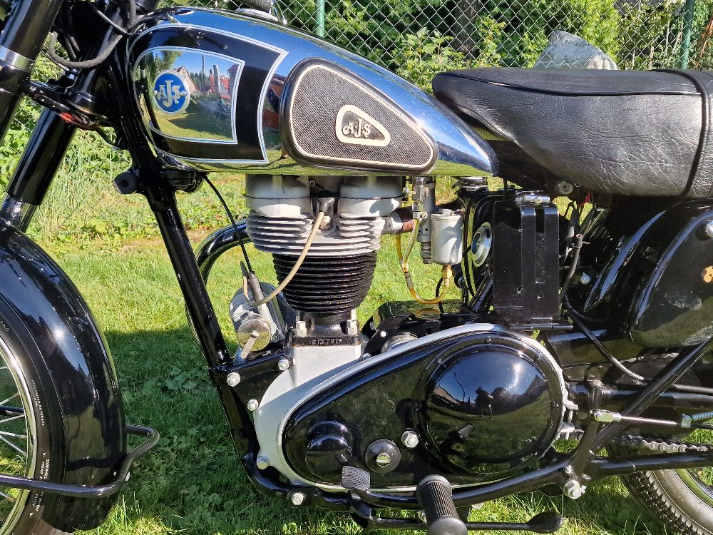 AJS 350 M16 1954 po renovaci AJS 350 M16 1954 po renovaci