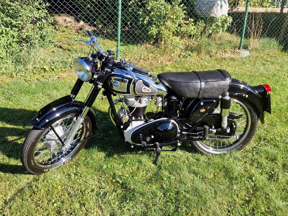 AJS 350 M16 1954 po renovaci AJS 350 M16 1954 po renovaci