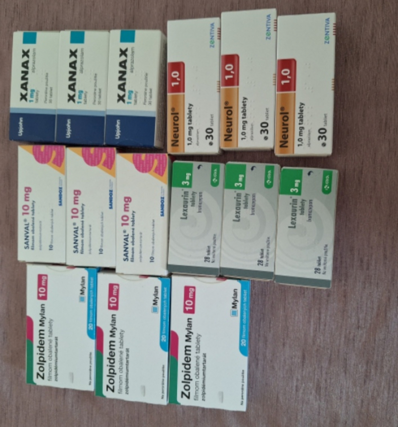 K dispozici H ypnogen, S tilnox, Zo lpidem, Z olpinox, N eurol,