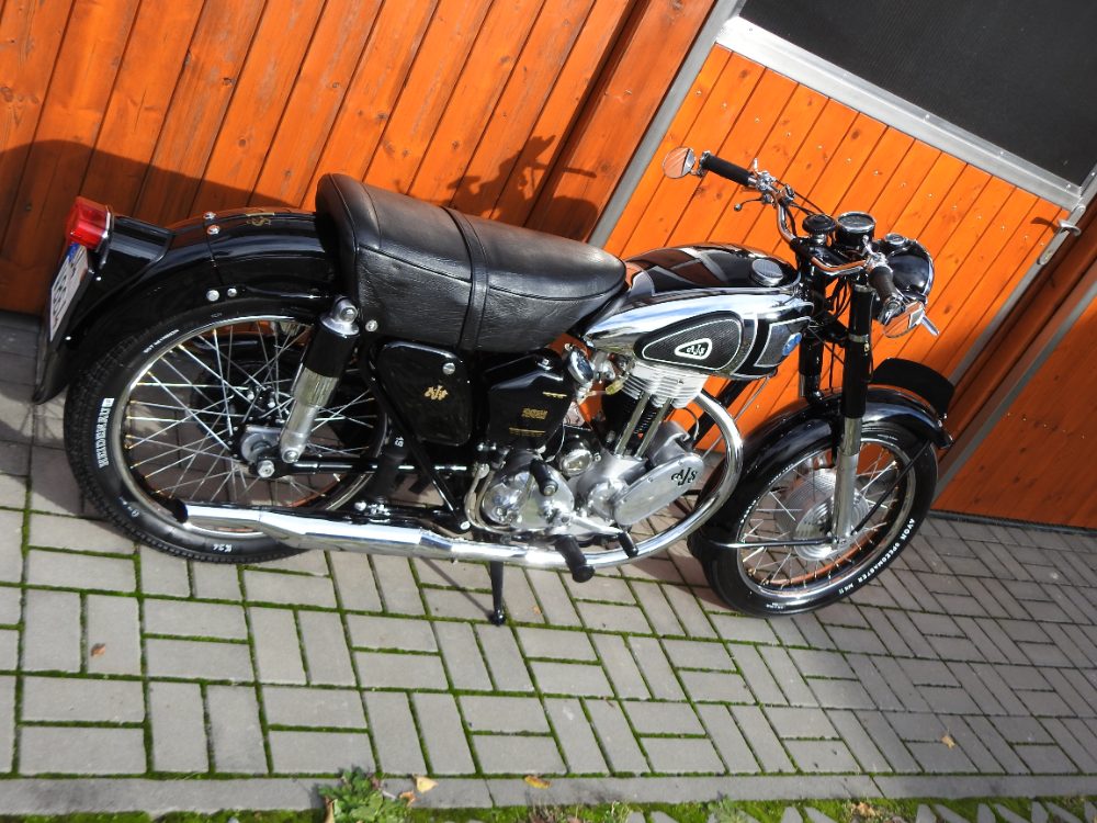 AJS 350 M16 1954 po renovaci AJS 350 M16 1954 po renovaci