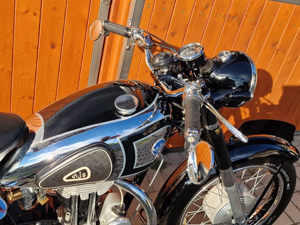 AJS 350 M16 1954 po renovaci – fotografie 4