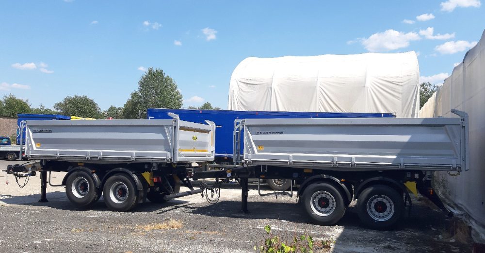 Sklápěcí přívěs MEILLER / ZVEDACÍ NÁPRAVA / plachta / WABCO SmartBoard / IHNED SKLADEM – fotografie 4