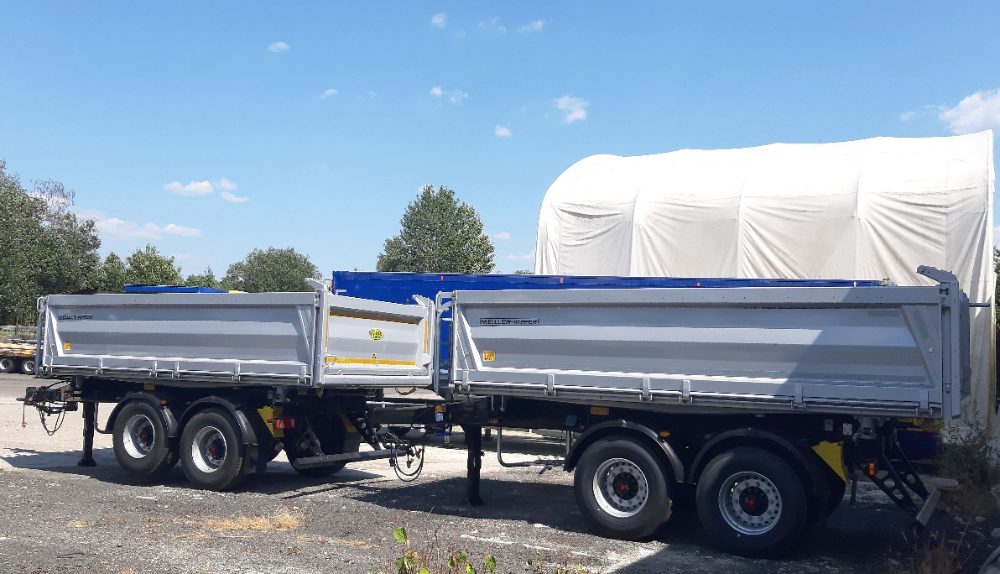 Sklápěcí přívěs MEILLER / ZVEDACÍ NÁPRAVA / plachta / WABCO SmartBoard / IHNED SKLADEM – fotografie 8