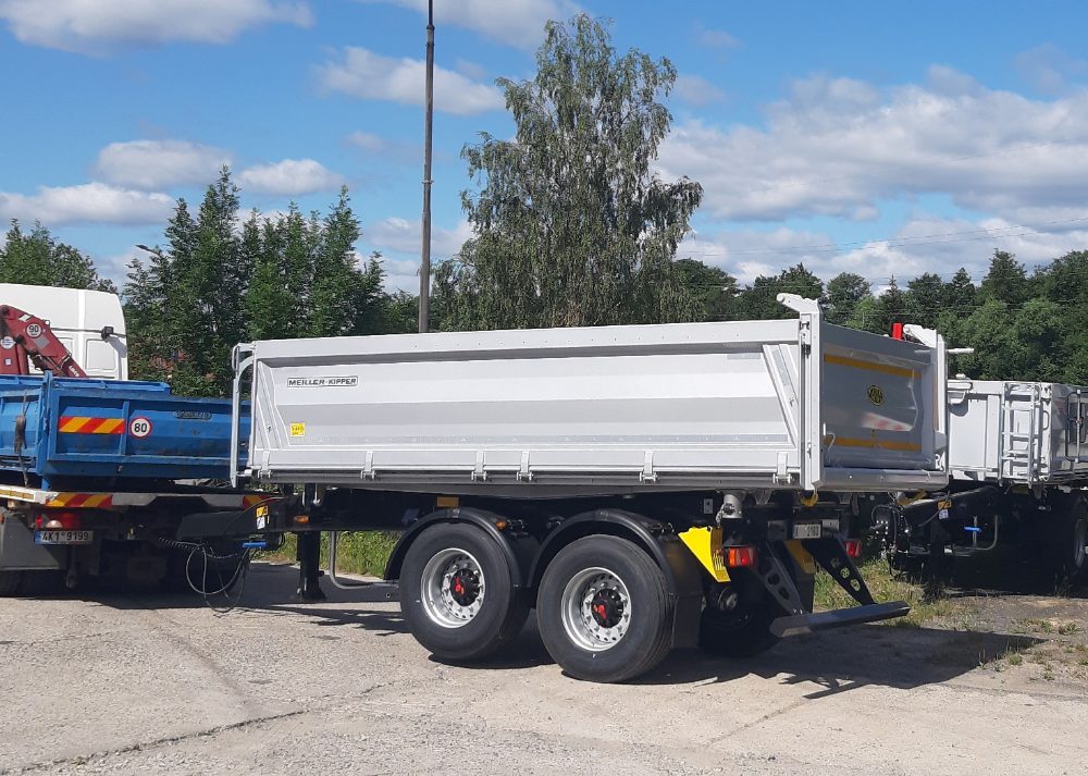 Sklápěcí přívěs MEILLER / ZVEDACÍ NÁPRAVA / plachta / WABCO SmartBoard / IHNED SKLADEM – fotografie 5