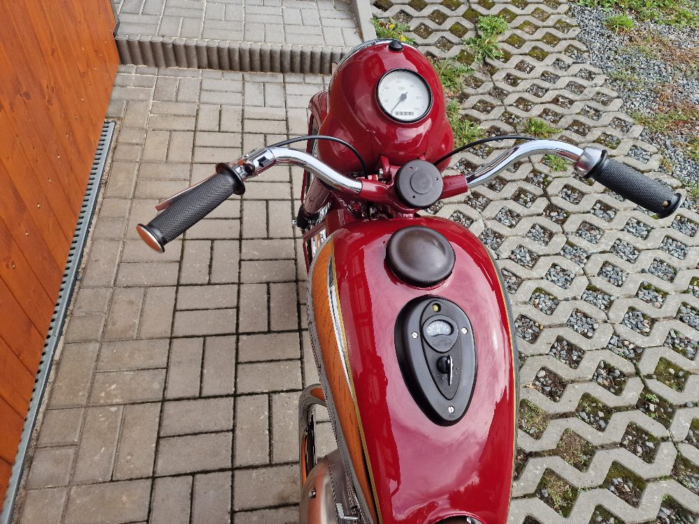 Jawa 250 pérák 1950 Po Renovaci – fotografie 6
