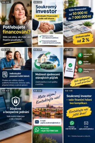 Soukromé financování bez zbytečných komplikací