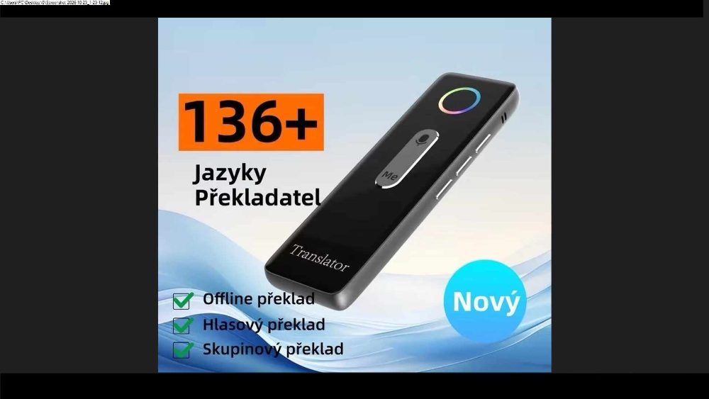 Peiko Kompaktní jazykový překladač – fotografie 2
