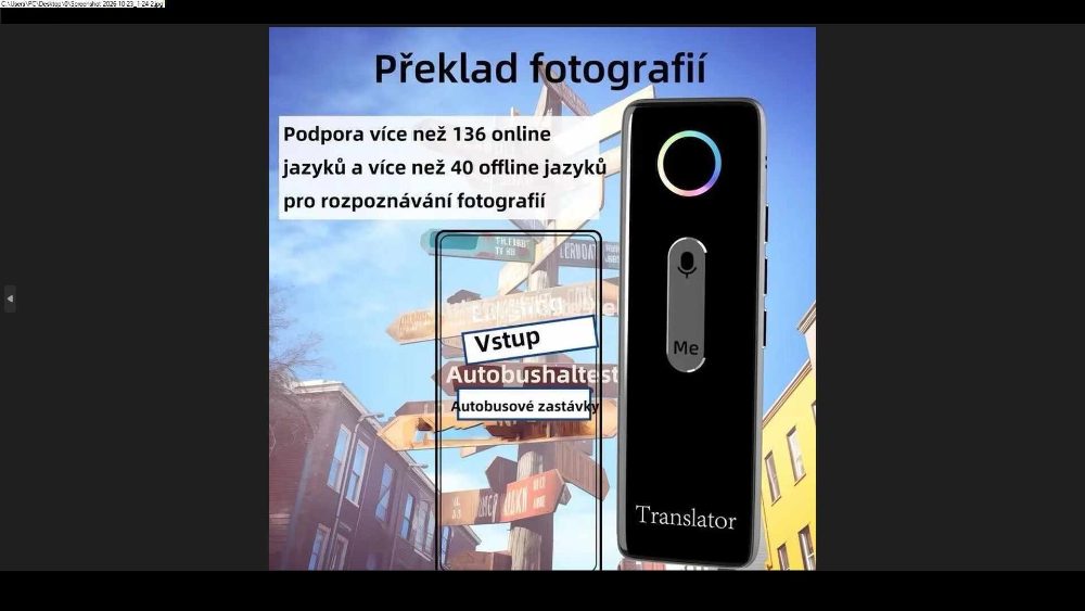 Peiko Kompaktní jazykový překladač – fotografie 8