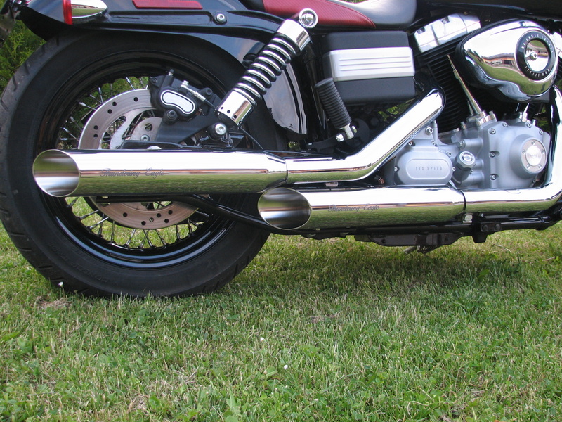 Harley Davidson Nové Nerezové Laděné Výfuky Thundering Eagle – fotografie 10