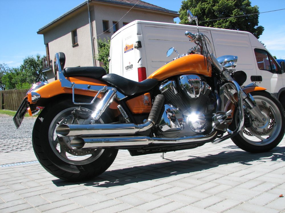 Honda Nové Nerezové Laděné Výfuky Thundering Eagle – fotografie 8