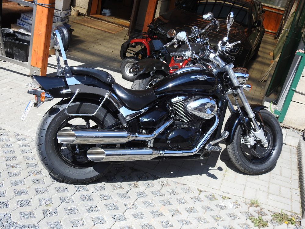 Suzuki Nové Nerezové Laděné Výfuky Thundering Eagle – fotografie 2