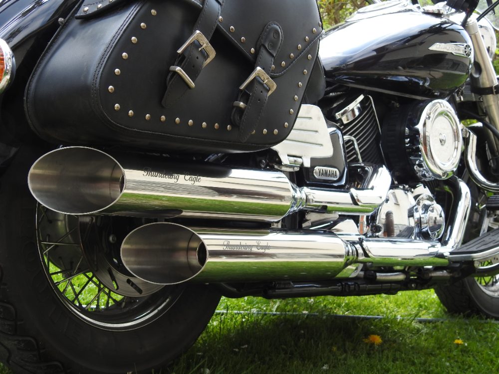 Yamaha Nové Nerezové Laděné Výfuky Thundering Eagle – fotografie 4
