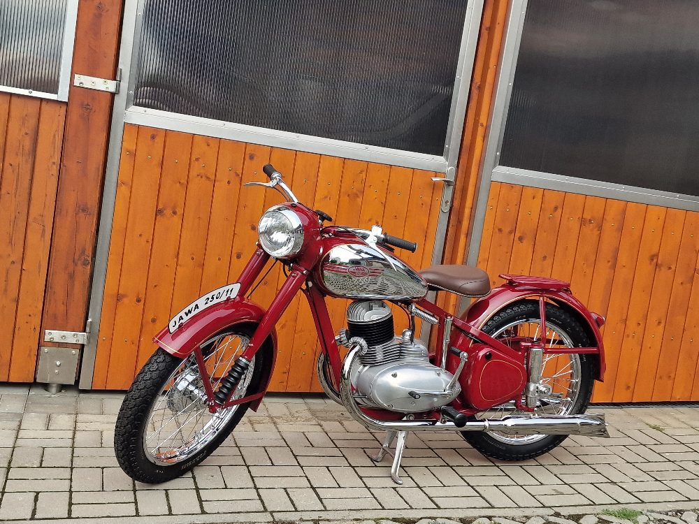 Jawa 250 pérák 1950 Po Renovaci – fotografie 8